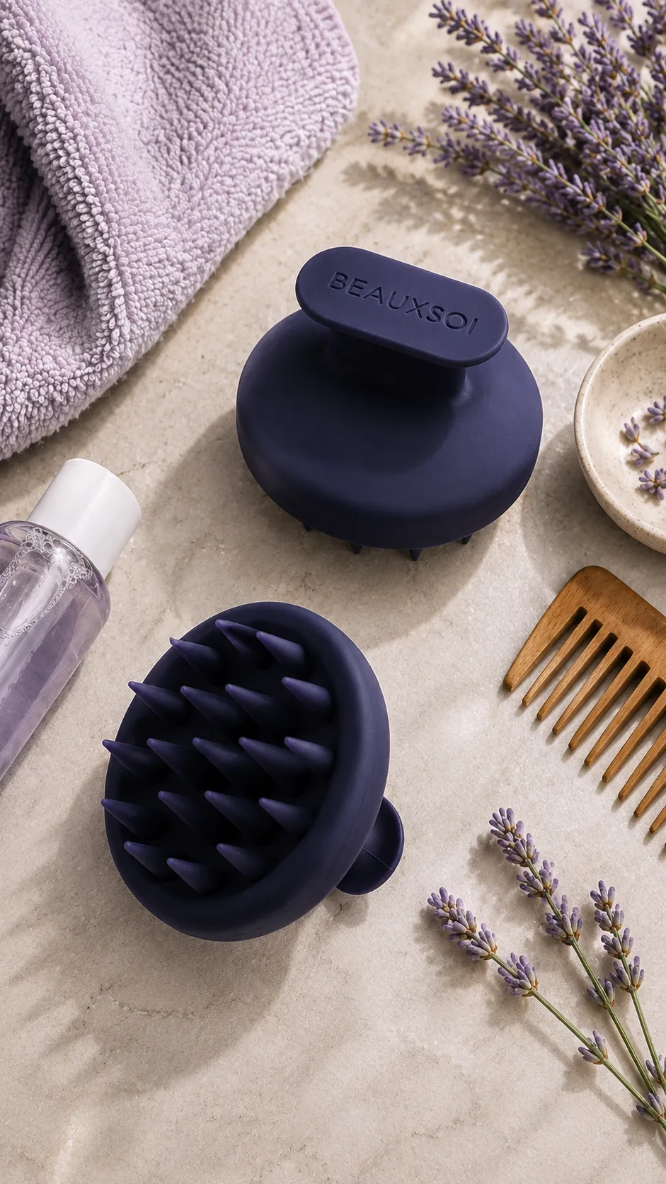 Scalp Massager Brush – Hard gallery image 3 thumbnail 4