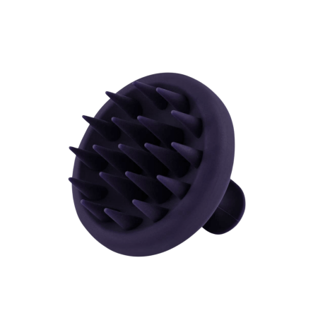 Beauxsoi Empowered Purple medium silicone scalp massager for daily therapeutic relief and scalp health.