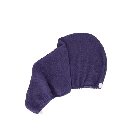Beauxsoi Empowered Purple antibacterial microfiber hair towel wrap for high-performance, damage-free drying.