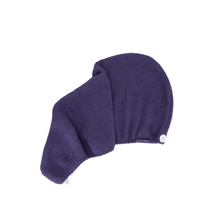 Beauxsoi Empowered Purple antibacterial microfiber hair towel wrap for high-performance, damage-free drying.