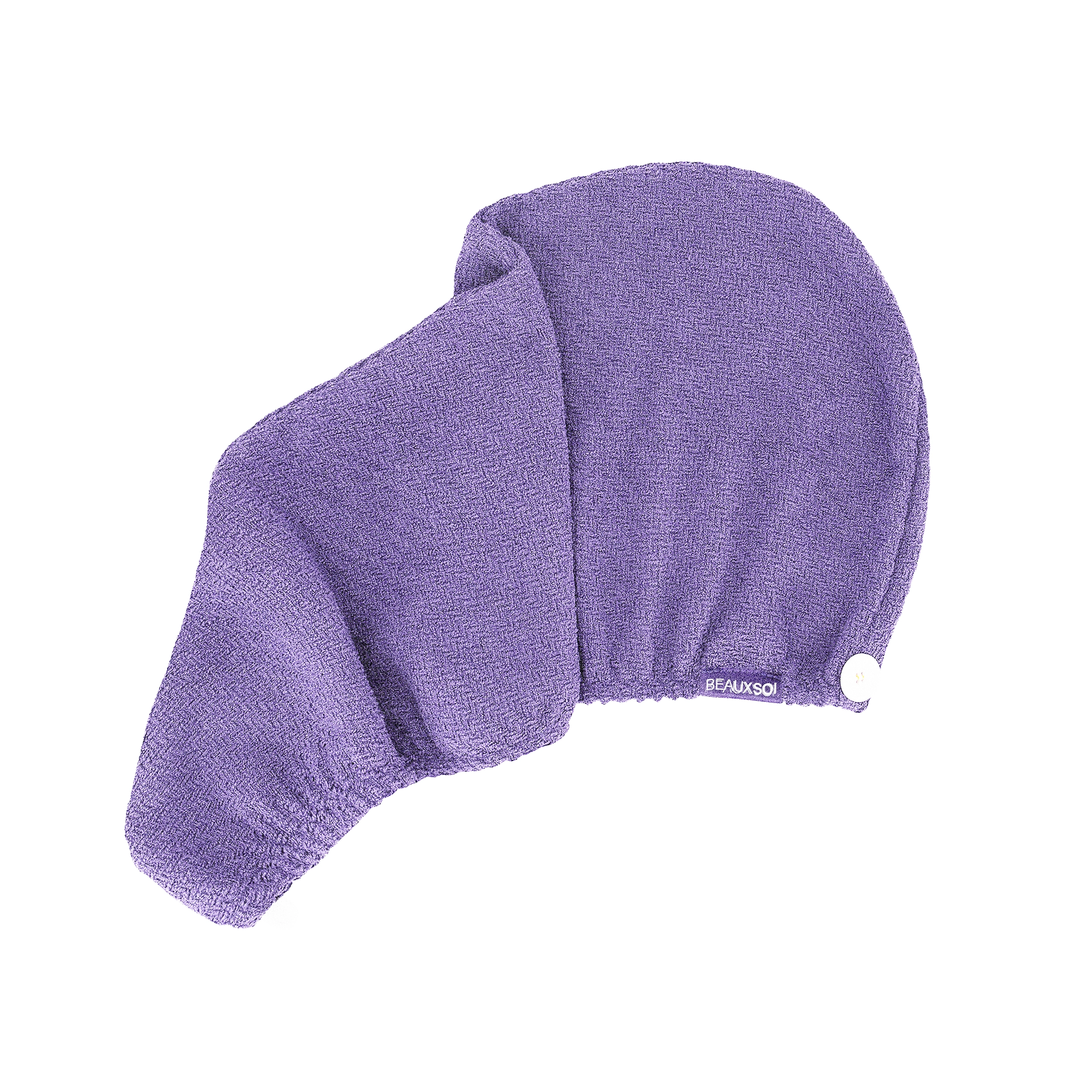 Copper-Infused Microfiber Hair Towel – Serenity Mauve | Beauxsoi
