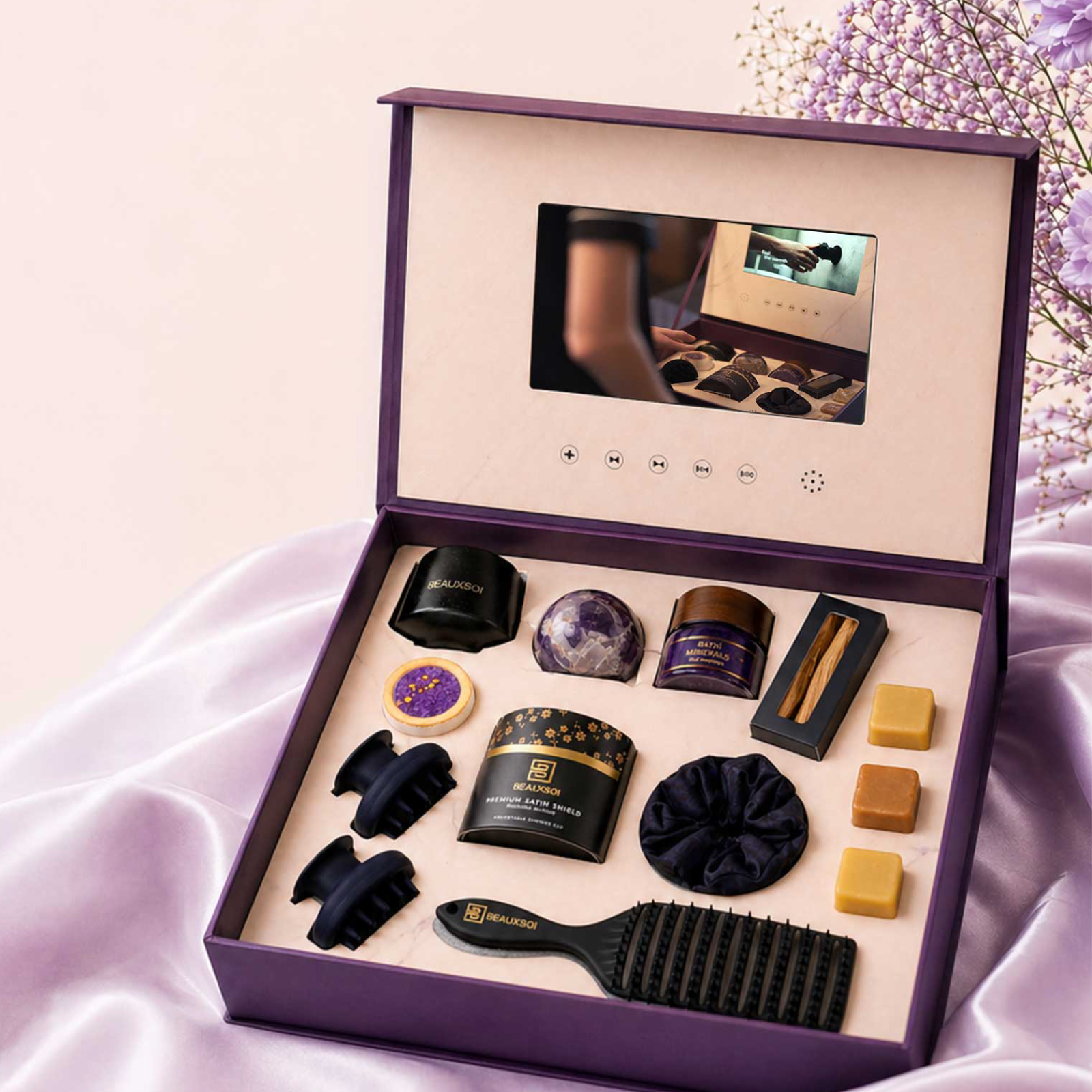 Luxury gifting with a video inside.