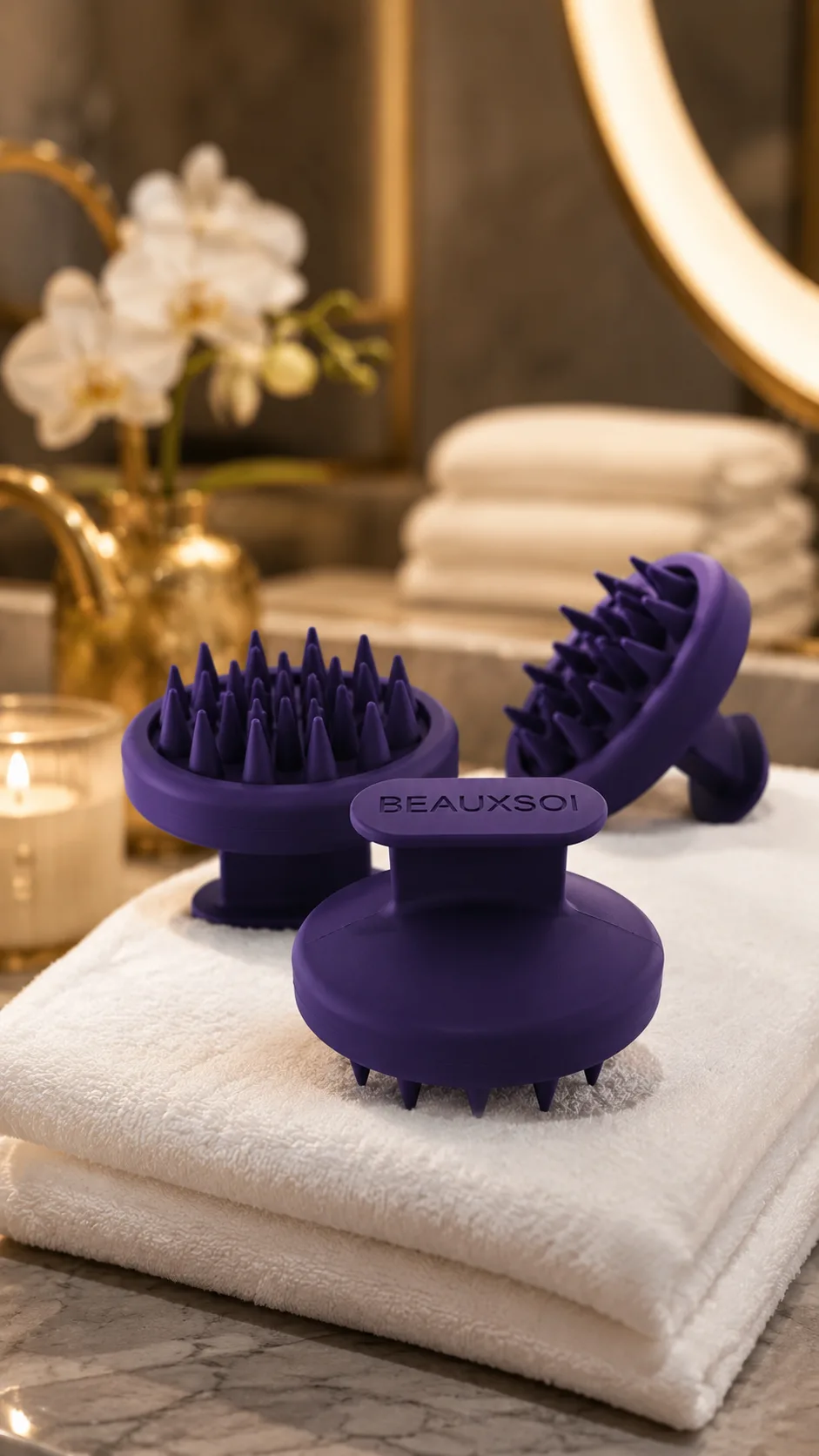 Scalp Massager Brush – Hard gallery image 5 thumbnail 6
