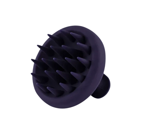 Beauxsoi Empowered Purple soft silicone scalp massager for gentle stimulation and sensitive scalp care.